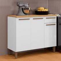 Balcão para Cozinha 3 Portas 1 Gaveta Clássico