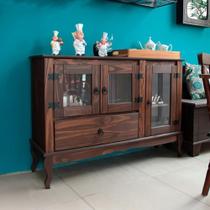 Balcão Para Cozinha 3 Portas Em Vidro Madeira Maciça Imbuia Repleta Balcão Para Cozinha 3 Portas Em Vidro Madeira Maciça Imbuia Repleta