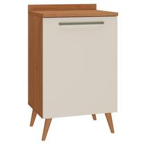 Balcão para Cozinha 59 cm Favorita 1 Porta Cinamomo Areia Fosco - Zanzini Balcão para Cozinha 59 cm Favorita 1 Porta Cinamomo Areia Fosco - Zanzini