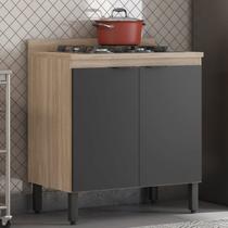 Balcão para Cozinha 80cm 2 Portas Firenze