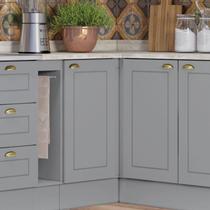 Balcão Para Cozinha Canto Reto 1 Porta com Tampo Emily