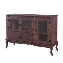Balcão Para Cozinha De Madeira Rustico Marrom