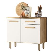 Balcão para Cozinha Lemon com 2 portas e 1 Gaveta 91 cm Balcão para Cozinha Lemon com 2 portas e 1 Gaveta 91 cm