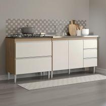 Balcão Para Cozinha Pequena Mdp Menu Móveis Branco