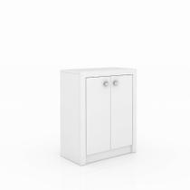 Balcão para Escritório 2 Portas Tecno Mobili - Branco Balcão para Escritório 2 Portas Tecno Mobili - Branco