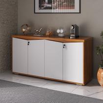 Balcão para Escritório 4 Portas com Chaves