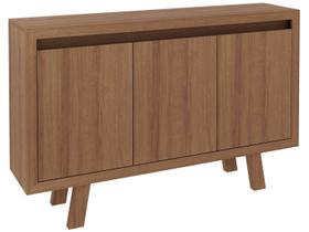 Balcão para Escritório com 3 portas ME4120 Amêndoa Tecnomobili