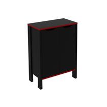 Balcão Para Escritório Gamer 54x74,5x30,3 cm Preto/Vermelho