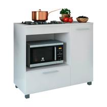 Balcão Para Fogão Cooktop 04 Bocas Com Pé Manu Móveis Paraná