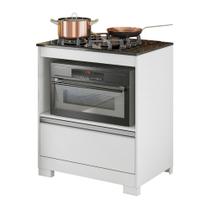 Balcão Para Fogão Cooktop 04 Bocas Com Pé NT 3110 Notável Móveis