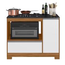 Balcão Para Fogão Cooktop 05 Bocas Com Pé Notável Móveis