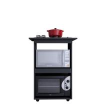 Balcão para fogão cooktop 4 bocas multiuso microondas e forno cozinha