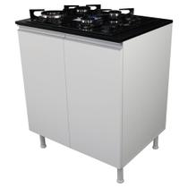 Balcão Para Fogão Cooktop 60Cm 100% Mdf 2 Portas P/Cozinha - BELLI MÓVEIS