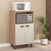 Balcão para Forno e Micro-ondas com 2 Portas