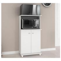 Balcão Para Forno E Microondas 02 Portas Bl3307 Branco