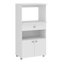 Balcão Para Forno Multimóveis 2 Portas 1 Gaveta Branco