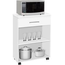 Balcão para micro-ondas branco - liz - 2 portas Balcão para micro-ondas branco - liz - 2 portas