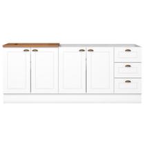 Balcao Pia 120cm Balcao Cooktop 80cm Americana Branco Nature Henn Balcao Pia 120cm Balcao Cooktop 80cm Americana Branco Nature Henn