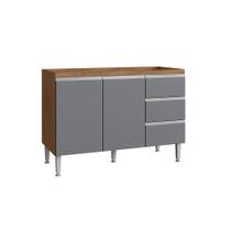 Balcão Pia Athena 2 Portas 3 Gavetas - Casajá Balcão Pia Athena 2 Portas 3 Gavetas - Casajá
