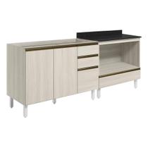 Balcao Pia E Balcao Forno Mdf Kali Nicioli Bianco Toq Balcao Pia E Balcao Forno Mdf Kali Nicioli Bianco Toq