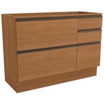 Balcão Pia Kappesberg G746-CN 1 Porta 4 Gavetas 120cm Sem Tampo