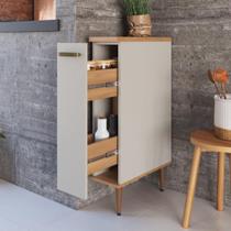 Balcão Porta Condimentos 20cm Freijó Arenas - Isabelle Delmarco