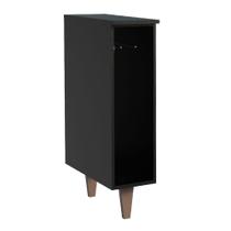 Balcão Porta Pano Madesa Reims Preto