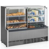 Balcão Quente e Frio com 2 Placas Frias GQRA140R Gelopar
