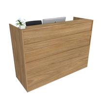 Balcão Recepção Caixa 124cm Freijó Syncro - Premium -Mod 1.3