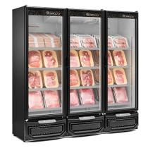 Balcão Refrigerado Carnes E Bebidas Vert Gcbc-1450 Preto 1458 Litros Porta Vidro 220V - Gelopar