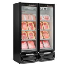 Balcão Refrigerado Carnes E Bebidas Vert Gcbc-950 Preto 957 Litros Porta Vidro 220V - Gelopar