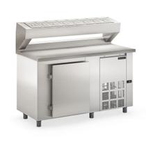 Balcão Refrigerado Condimentado 1 Porta GBPZ150AI Inox Gelopar 220V Balcão Refrigerado Condimentado 1 Porta GBPZ150AI Inox Gelopar 220V