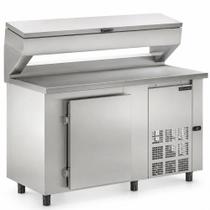 Balcao Refrigerado Condimentador Gbpz-150t 1,50M 556L Inox 220V - Gelopar Balcao Refrigerado Condimentador Gbpz-150t 1,50M 556L Inox 220V - Gelopar