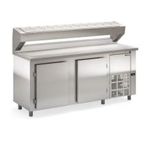 Balcão Refrigerado Condimentaria GBPZ-200 AI - Aço Inox 0 a +7C - Gelopar