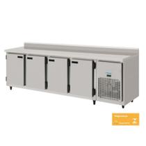 Balcão Refrigerado Encosto 4 Portas 2,5 mts Total Inox 86KBSC250DII Kofisa
