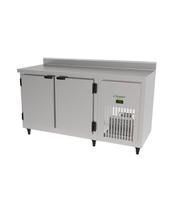 Balcão Refrigerado Encosto de Inox 2 Portas 1,35 mts com Interior Galvanizado 4130KBSC135D Kofisa