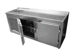Balcão Refrigerado Fritomaq Encosto Inox 150x65 290 Litros Balcão Refrigerado Fritomaq Encosto Inox 150x65 290 Litros