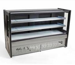 Balcão Refrigerado Inox Vidro Curvo 1,75m 2 Placas BBRC175 Polar