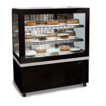 Balcão Refrigerado Linha Black Box BRX-150 PR Preto c/ Vidros Temperados - Conservex