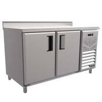 Balcão Refrigerados Venâncio 150cm Linha Prime Inox Tampo Liso Espelhado 220V PCFRH15-33121