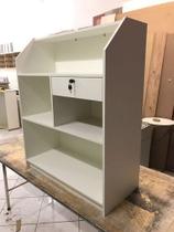 Balcão Reto Para Recepção Atendimento Salão Caixa Balcão Reto Para Recepção Atendimento Salão Caixa