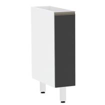 Balcão Sem Tampo 20cm Branco Com Preto Txt