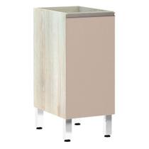 Balcão Sem Tampo 35cm Luci Legno Crem e Connect Balcão Sem Tampo 35cm Luci Legno Crem e Connect