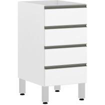 Balcão Sem Tampo 40cm Branco Balcão Sem Tampo 40cm Branco