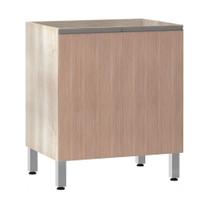 Balcão Sem Tampo 70cm Luci Legno Crem e Cumaru Balcão Sem Tampo 70cm Luci Legno Crem e Cumaru