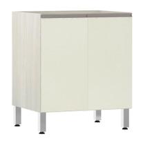 Balcão Sem Tampo 70cm Luci Legno Crem e Kashmir