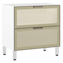 Balcão Sem Tampo 80cm Basculante Vidro Reflecta Balcão Sem Tampo 80cm Basculante Vidro Reflecta