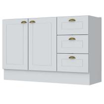 Balcão Sem Tampo Clássico 2 Portas Americana Henn 120cm Balcão Sem Tampo Clássico 2 Portas Americana Henn 120cm