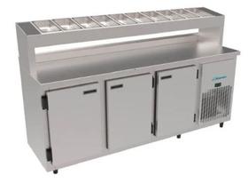 Balcao Servico Inox Escovado / Direito Condimentadora ( Galv. Interno ) KBSCC - 185 D Kofisa