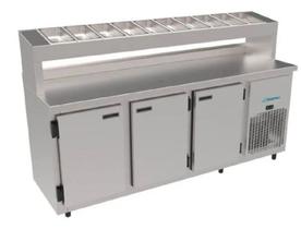Balcao Servico Inox Escovado / Direito Condimentadora ( Inox Interno )KBSCC 185 DII Kofisa